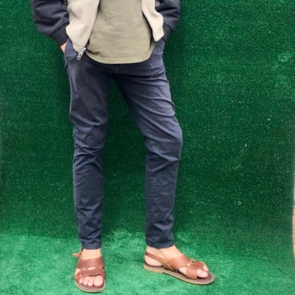 H&M logg pants dark blue